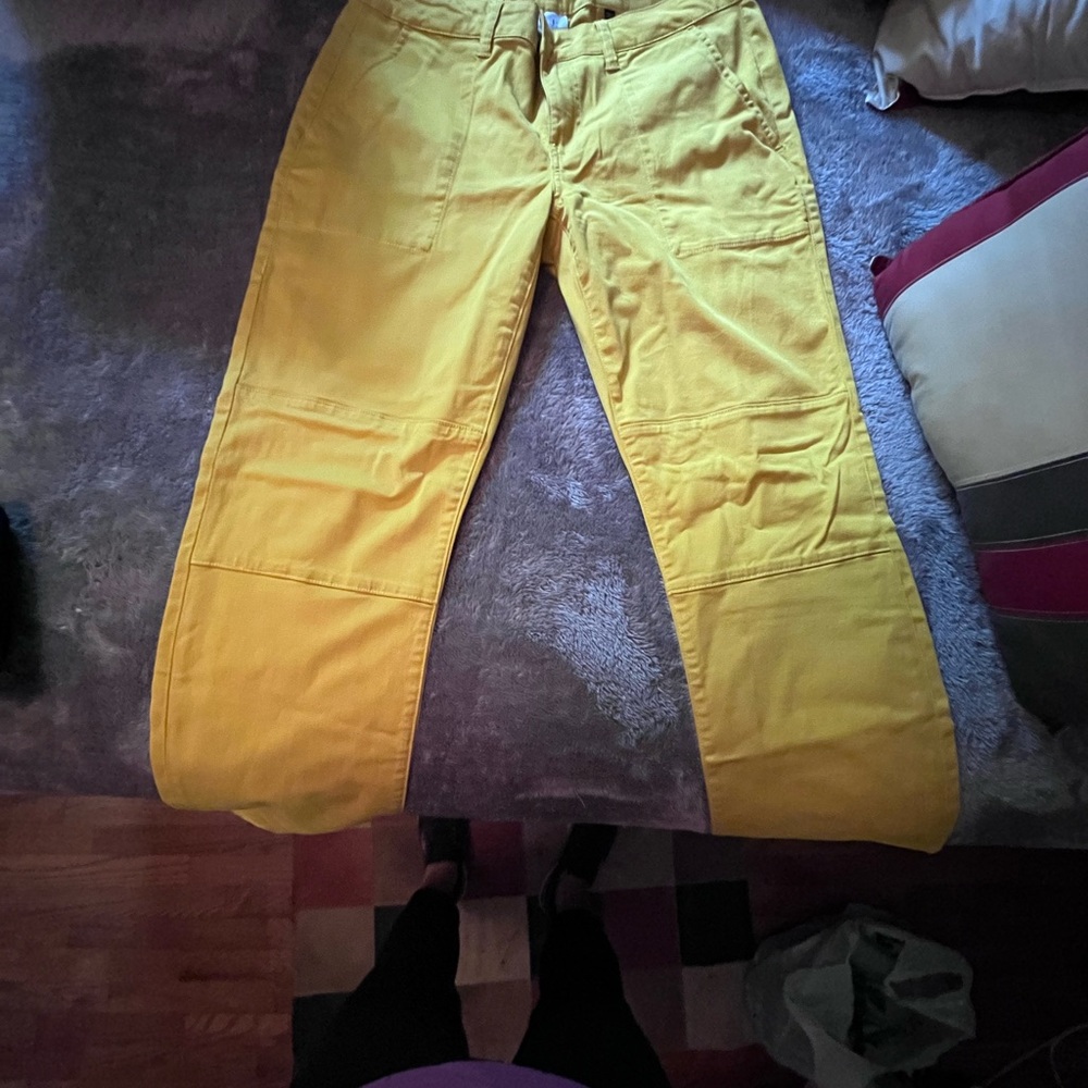 CAbi Yellow Ankle & Cropped Jeans